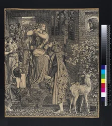 Maria Magdalena an der Tür des Simon, des Pharisäers, 1853-9